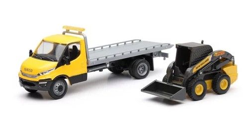 NEW16193B - IVECO carrier truck with NEW HOLLAND L228 mini-loader - 1