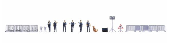 NOC16260 - Themed figurines - Police operation - Police officers, dog and accessories - 1