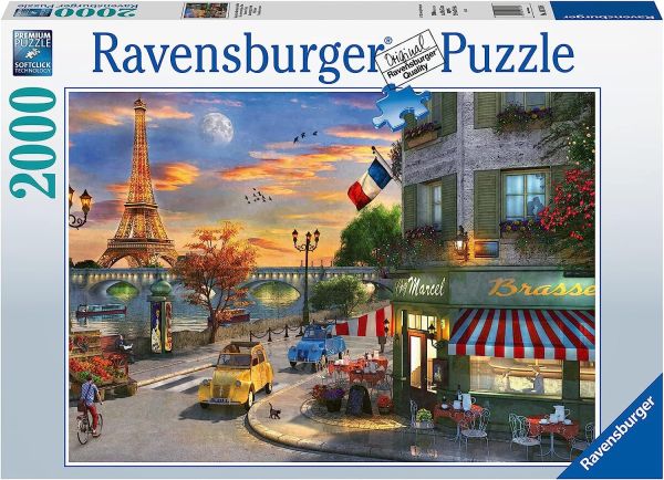 RAV16716 - 2000 Pieces Romantic Evening in Paris Puzzle - 1