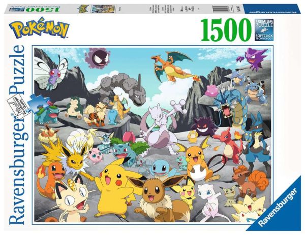 RAV167845 - 1500 pieces POKEMON Classic puzzle - 1