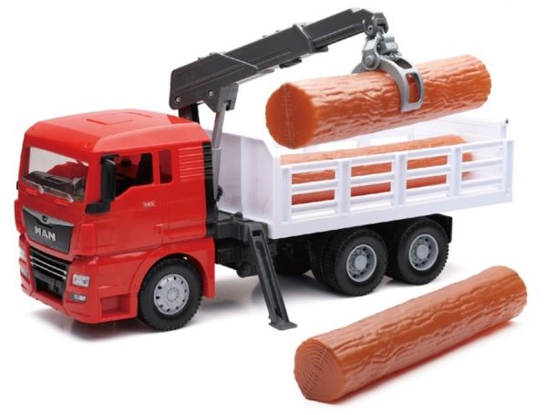 NEW17316 - MAN TGX XL log carrier with crane - 1