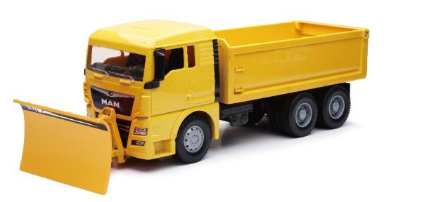 NEW17346 - MAN TGX 6x4 snow plough yellow - 1