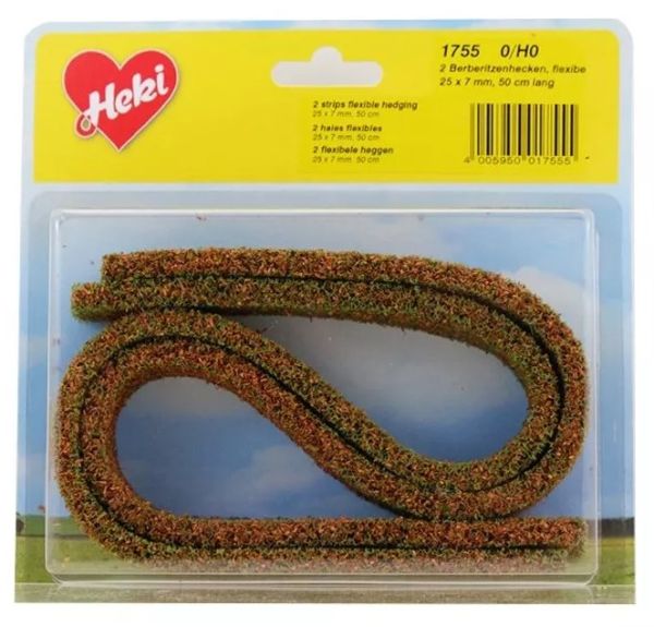 HEK1755 - 2 flexible foam hedges 25x7 mm - 1