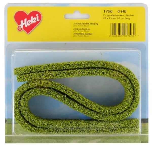 HEK1756 - 2 x light green flexible foam hedges 50 cm - 1