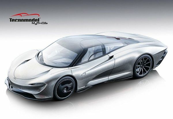 TM18-EX08C - McLAREN Speedtail Rallye Villa d'Este 2019 silver - Limited to 49 ex. - 1