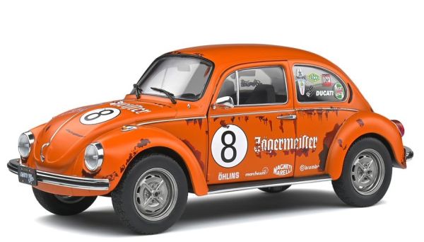 SOL1800518 - VOLKSWAGEN Beetle 1303 1974 Jagermeister #8 Orange - 1