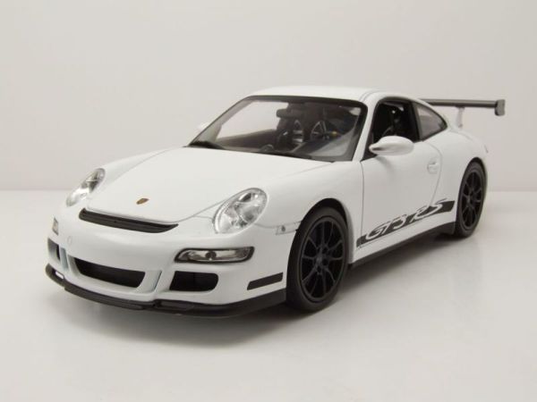 WEL18015BLANC - PORSCHE GT3 rs 2007 White with black wheels - 1