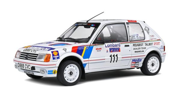 SOL1801715 - PEUGEOT 205 GTI white lombard rac rally 1988 - 1