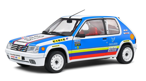 SOL1801716 - PEUGEOT 205 RALLYE 1,9L - Schwab collection 1990 White - 1