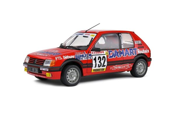 SOL1801717 - PEUGEOT 205 GTI 1.6L red #132 Rallye de Monte Carlo 1986 F.DELECOUR / A-C.PAUWELS - 1