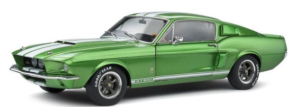 SOL1802907 - SHELBY Mustang GT500 green with white stripes 1967 - 1