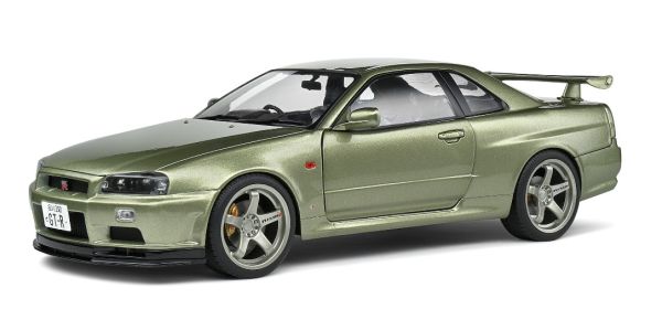 SOL1804308 - NISSAN GT-R (R34) 1999 metallic green - 1