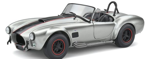 SOL1804907 - SHELBY Cobra Mk.2 427 Silver Custom 1965 grey - 1