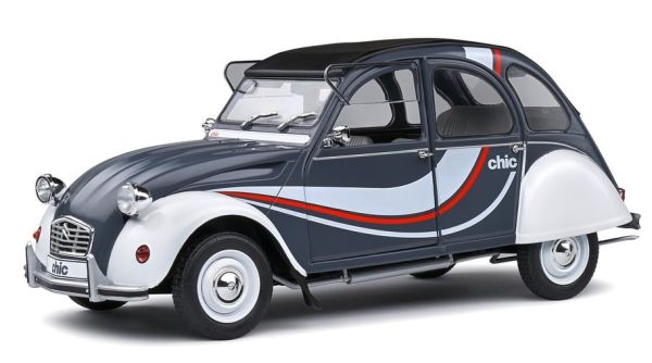 SOL1805023 - CITROEN 2 CV 6 Chic 1982 grey and white - 1