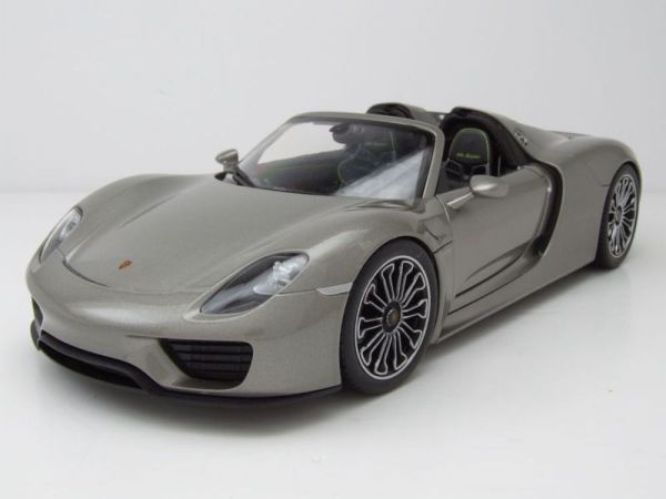 WEL18051CABGRIS - PORSCHE 918 spyder cabriolet 2012 grey - 1