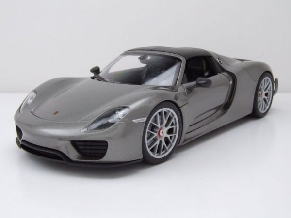 WEL18051HTNOIR - PORSCHE 918 Spyder Hardtop black 2012 grey - 1