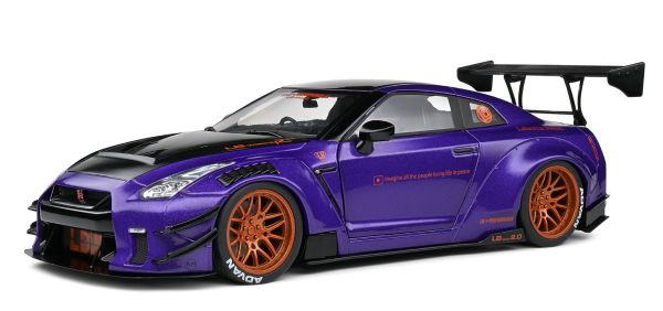 SOL1805812 - NISSAN GT-R (R35) W/ Liberty Walk Body Kit 2.0 2022 Purple - 1