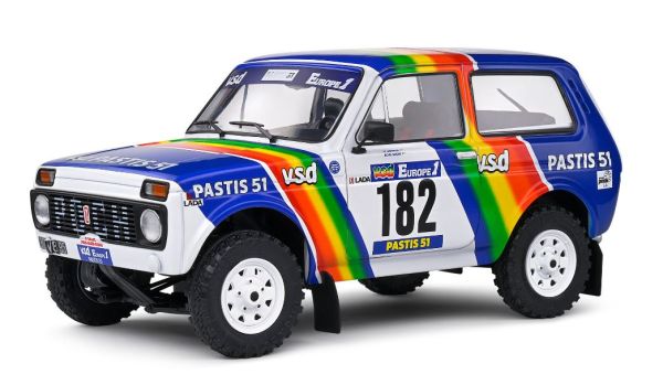 SOL1807305 - LADA Niva White #182 Paris-Dakar 1984 JABOUILLE/SARDOU - 1