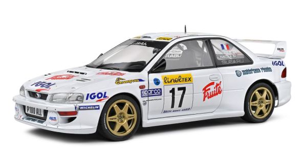 SOL1807407 - SUBARU Impreza S5 WRC99 22B #17 white Rallye de Monte Carlo 1999 PANIZZI / PANIZZI - 1