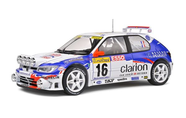 SOL1808303 - PEUGEOT 306 MAXI night version white rally Montecarlo 1998 - 1