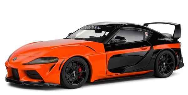 SOL1809005 - TOYOTA GR Supra STREETFIGHTER 2024 Orange and Black - 1