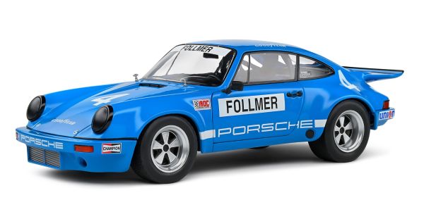 SOL1810702 - PORSCHE 911 Iroc blue #4 FOLLMER IROC RIVERSIDE 1974 - 1