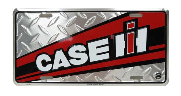 SIGN-1815 - CASE IH metal plate Silver - 30 x 15 cm - 1