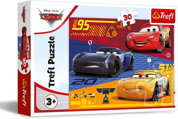 TRF18274 - 30 Piece Puzzle DISNEY - CARS before the race - 1