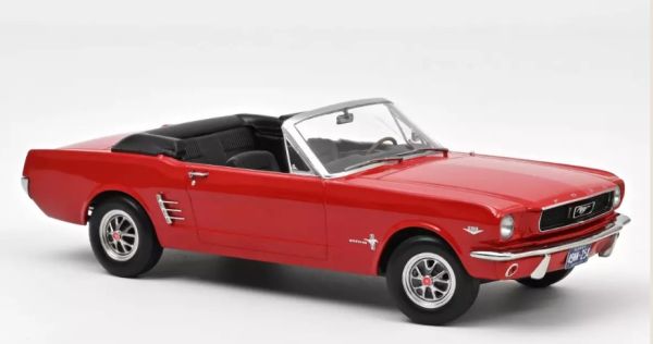 NOREV182810 - FORD Mustang convertible 1966 red - 1