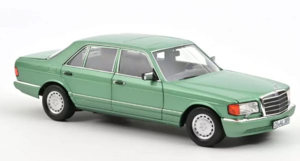 NOREV183469 - MERCEDES 560 SEL 1991 Metallic Green - 1