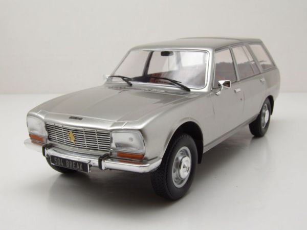 MOD18358 - PEUGEOT 504 Estate 1976 Silver - 1