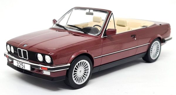 MOD18380 - 1985 BMW 325i E30 Convertible Dark Red metallic - 1