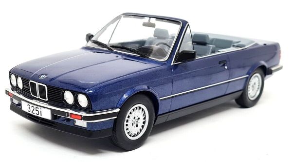 MOD18381 - BMW 325i E30 Convertible 1985 Blue metallic - 1