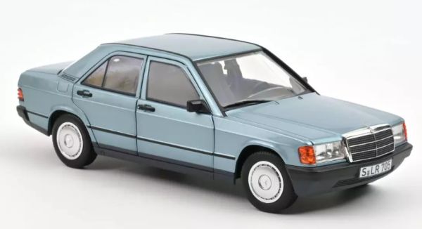 NOREV183828 - MERCEDES 190 E 1984 Blue metallic - 1