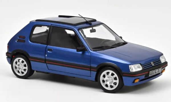 NOREV184844 - Peugeot 205 GTi 1.9 with sunroof 1992 Miami Blue - 1