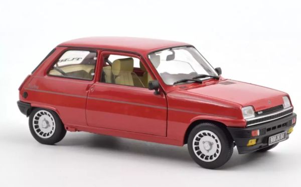 NOREV185243 - RENAULT 5 Alpine Turbo 1982 red - 1