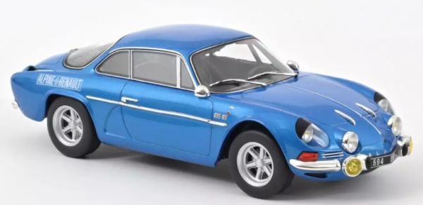 NOREV185307 - ALPINE A110 1600S 1972 Blue with side decoration - 1