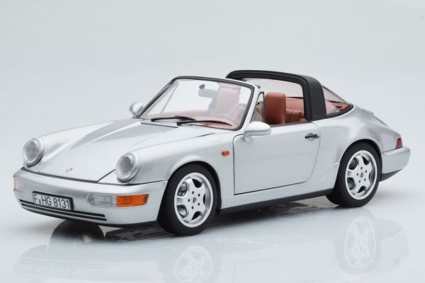 NOREV187342 - PORSCHE 911 Carrera 4 Targa 1991 Silver Metallic - 1