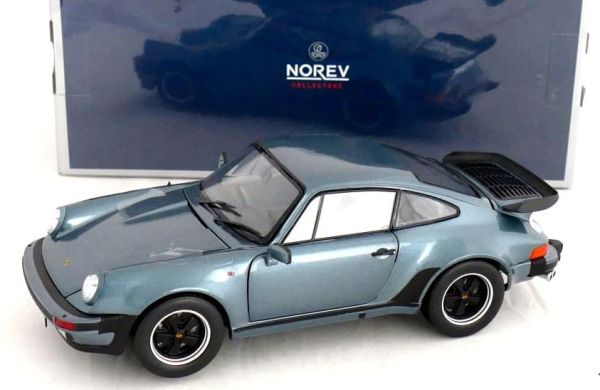 NOREV187667 - PORSCHE 911 Turbo 3.3 metallic blue - 1