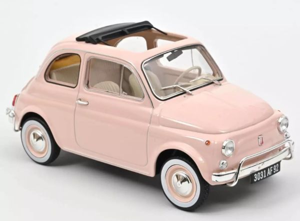 NOREV187774 - 1968 FIAT 500 L Pink - 1