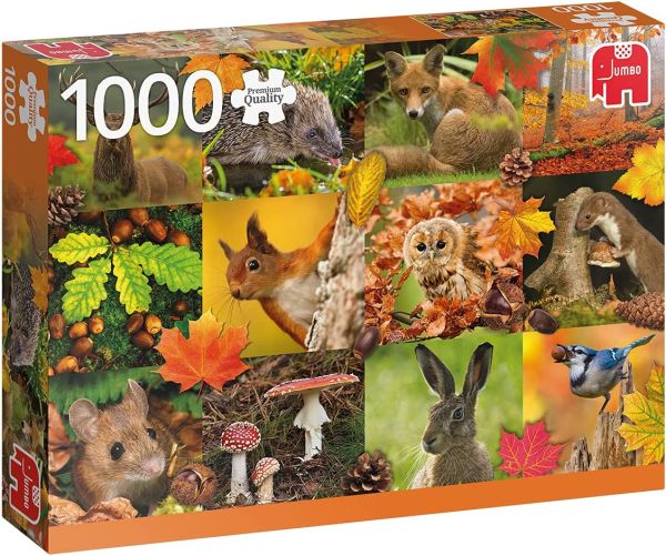 JMB18863 - 1000 piece jigsaw puzzle Autumn animals - 1