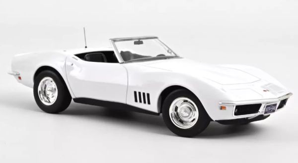 NOREV189038 - CHEVROLET Corvette Cabriolet 1969 White - 1