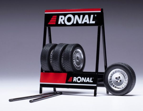 IXO18SET026W - Rack of 4 RONAL tyres - 1