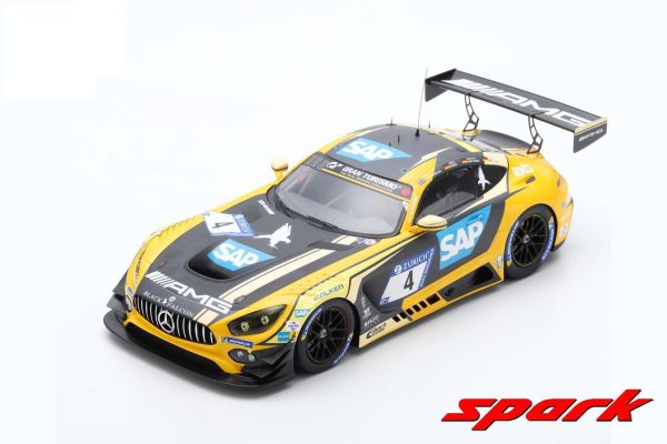 SPA18SG028 - MERCEDES-AMG GT3 N°4 Mercedes-AMG Team Black Falcon 2nd 24H Nürburgring 2018 M. Engel/A. Christodoulou/M. Metzger/D. Müller 300 pieces - 1