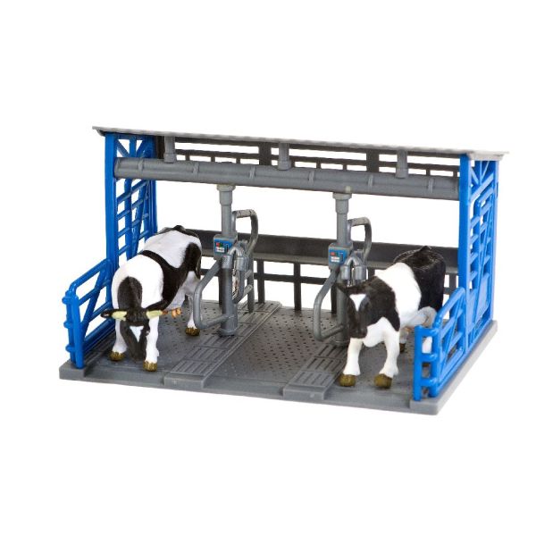 DTF2002917 - Milking parlour with two cows - 1