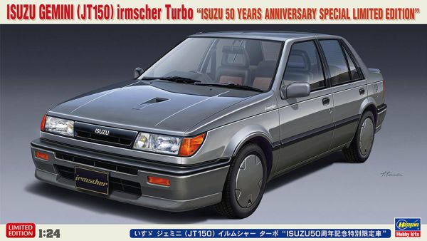 HAW20586 - ISUZU Gemini Irmscher Turbo - 50th Anniversary ISUZU special edition to assemble and paint - 1