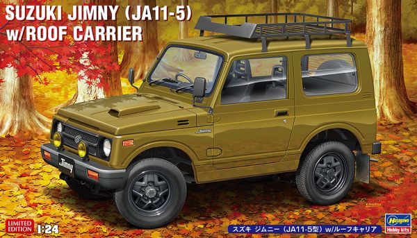 HAW20606 - SUZUKI Jimny with green roof rack to be assembled and painted - 1