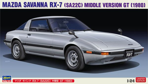 HAW20635 - MAZDA Savanna RX-7 1980 grey to be assembled and painted - 1