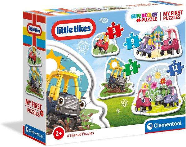 CLE20832 - 4 mini puzzle 3.6.9.12 pieces LITTLE TIKES - 1