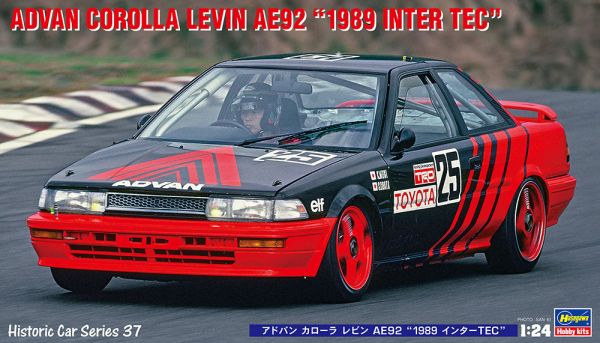 HAW21137 - TOYOTA Corolla Levin AE92 - Advan - INTER TEC 1989 to be assembled and painted - 1